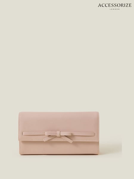 Accessorize Nude Bow Clutch Bag (F25822) | € 39