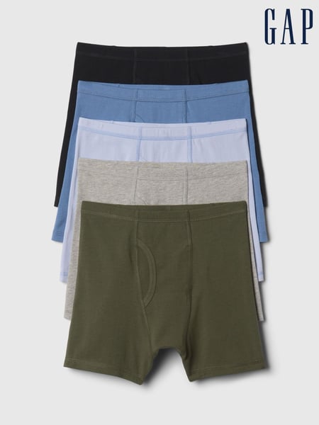 Gap Multi / Black Solid Boxer Briefs 5-Pack (F26500) | € 39