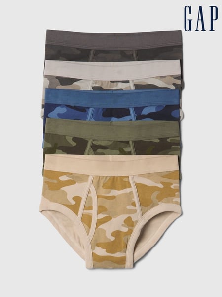 Gap Multi / Black Camo Briefs 5-Pack (F26508) | € 31