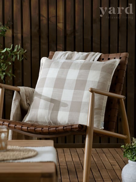 Yard Chesil Check Outdoor Cushion (F27414) | 37 €