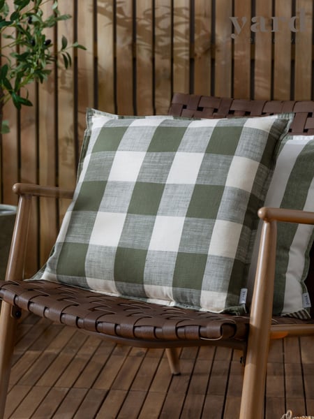 Yard Chesil Check Outdoor Cushion (F27417) | 37 €