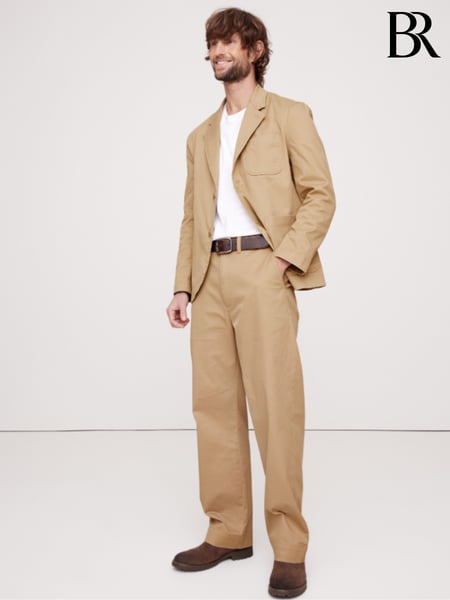 Banana Republic Beige Authentic Relaxed Trousers (F28729) | € 117