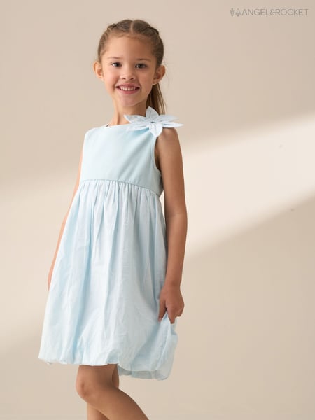 Angel & Rocket Blue Bubble Hem Corsage Dress (F32327) | € 44 - € 50