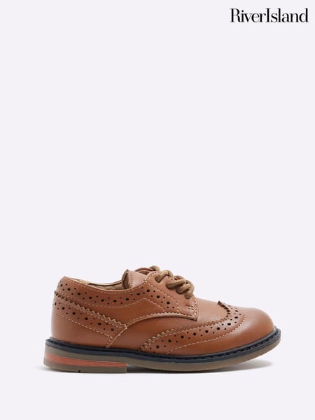 River Island Brown Boys Brogue Shoes (F34201) | € 37