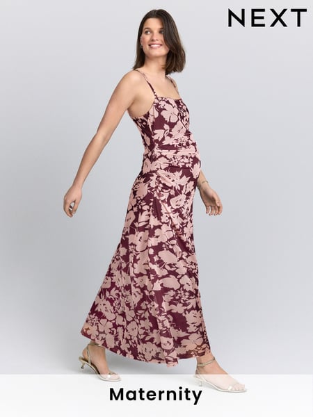 Floral Maternity Mesh Cami Dress (F34631) | € 73