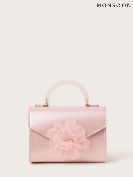 Monsoon Pink Cassie Shimmery Tulle Flower Bridesmaid Bag (F35849) | € 27