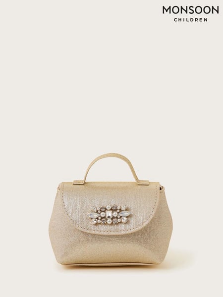 Monsoon Gold Mini Metallic Jewel Embellished Bag (F35858) | € 23