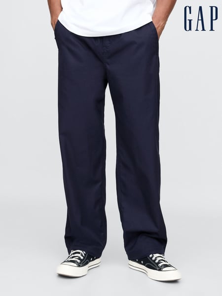 Gap Navy Blue Soft Cotton Parachute Baggy Trousers (F36028) | € 101