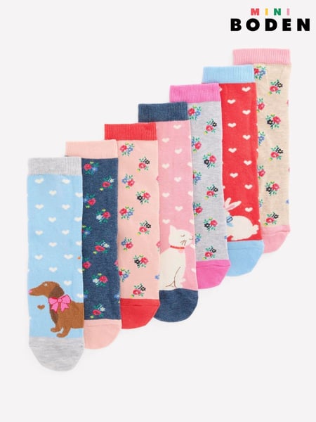 Boden Red Socks 7 Pack (F37214) | € 32