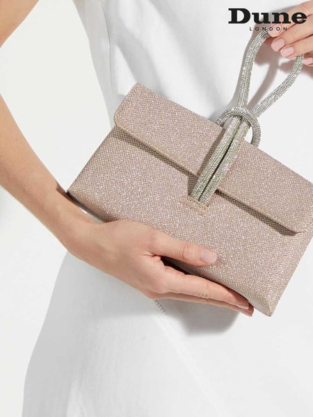 Dune London Rose Gold Brynie Handle Grab Bag (F41421) | € 154