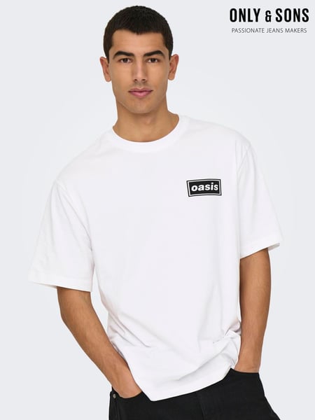 Only & Sons Oasis Band Relaxed Fit T-Shirt (F41585) | 34 €