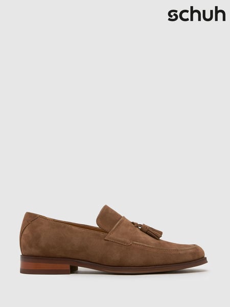 Schuh Ronen Suede Brown Loafers (F41610) | € 86