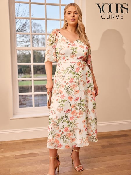 Yours Curve Natural London V-Neck Maxi Dress (F42761) | € 109