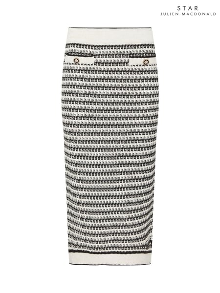 Star by Julien MacDonald Black Stripe Metallic Skirt (F42859) | € 78