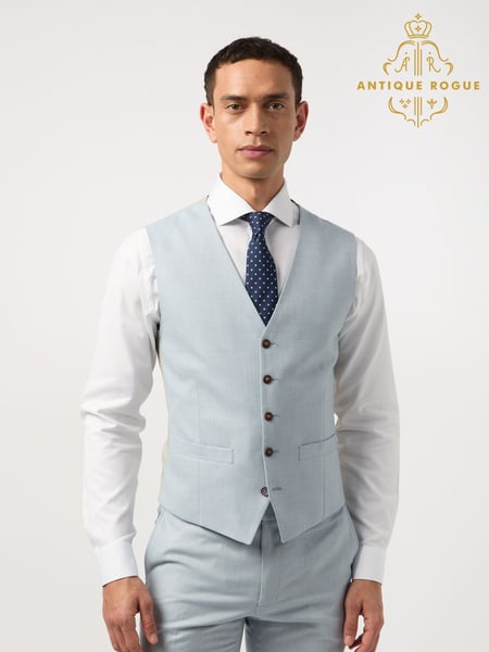 Antique Rogue Blue Blake Waistcoat (F42864) | € 115