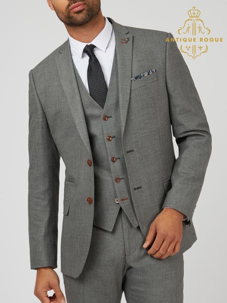 Antique Rogue Grey Blake Texture Jacket (F42873) | € 195