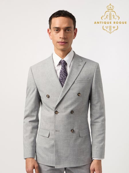 Antique Rogue Grey Slim Fit Jacket (F42879) | € 179