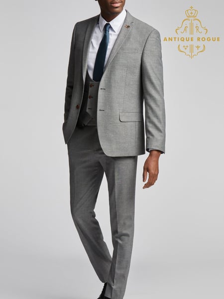 Antique Rogue Grey Blake Texture Jacket (F42999) | € 195