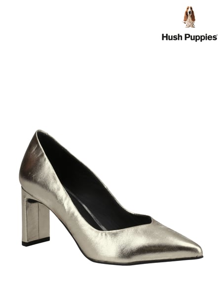 Hush Puppies Gold Olivia Leather Court Sandals (F43397) | € 133