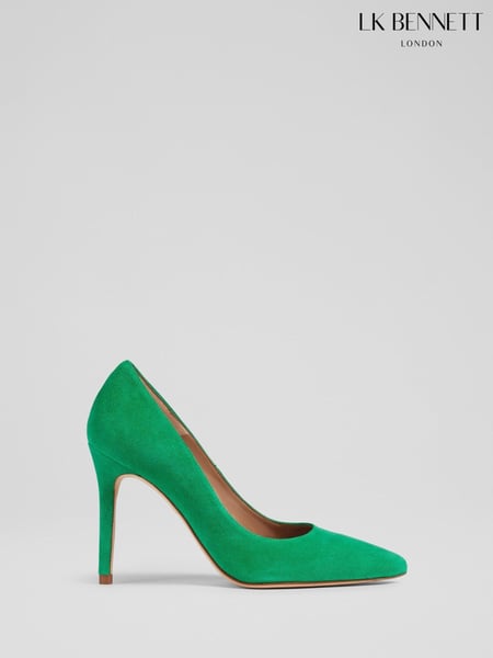 LK Bennett Green Fern Closed Courts Shoes (F44563) | € 310