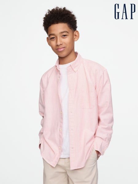 Gap Pink Relaxed Oxford Shirt (4-13yrs) (F44852) | € 39