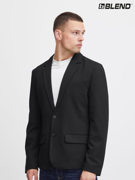 Blend Black Single Breasted Tailored Blazer (F45158) | € 109
