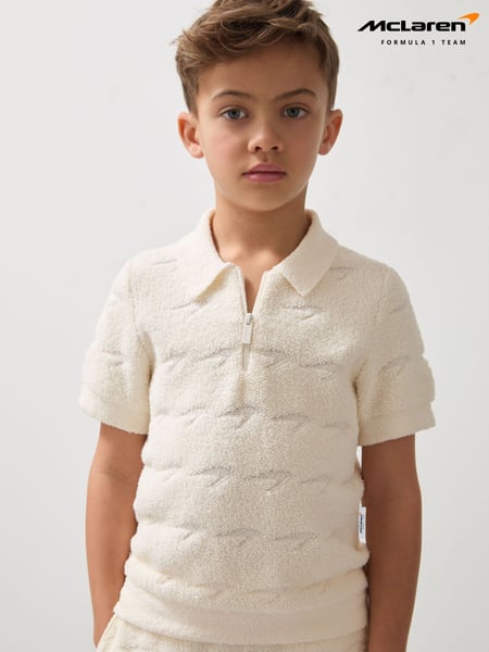 Reiss White Showdown 3-9 yrs McLaren F1 Team Speedmark Polo Shirt (F45677) | € 59