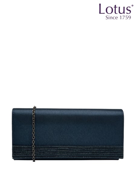 Lotus Blue Clutch Bag with Chain (F45684) | € 78