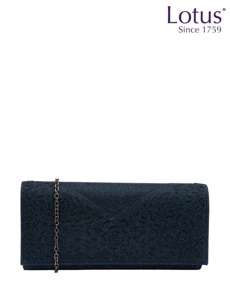 Lotus Blue Clutch Bag with Chain (F45698) | € 78