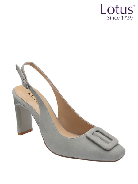 Lotus Grey Slingback Court Shoes (F45703) | € 117