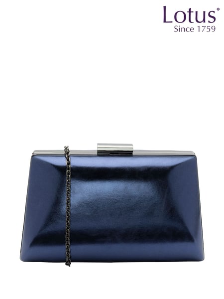 Lotus Blue Clutch Bag with Chain (F45711) | € 78