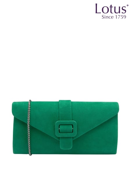Lotus Green Clutch Bag with Chain (F45724) | € 125