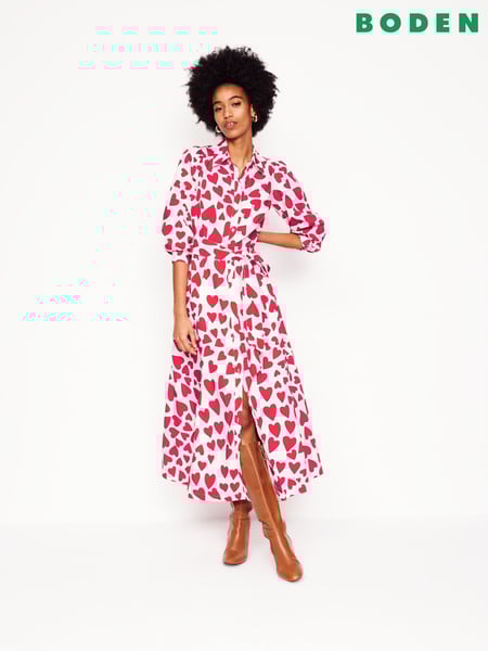 Boden Cream Clara 100% Cotton Shirt Dress (F45875) | € 103