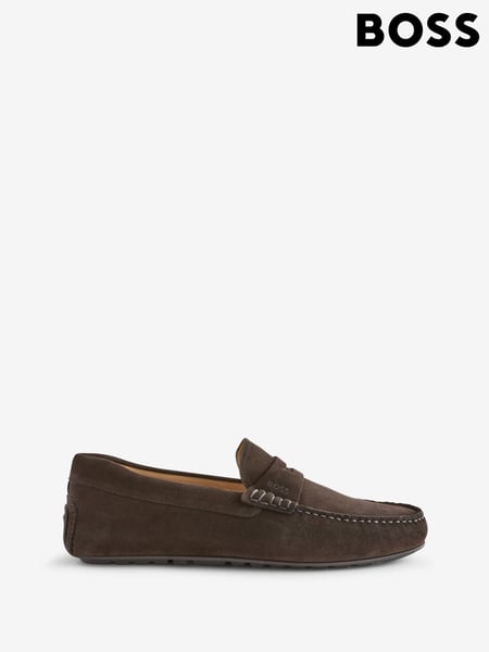 BOSS Dark Brown Noel Loafers (F46457) | € 310