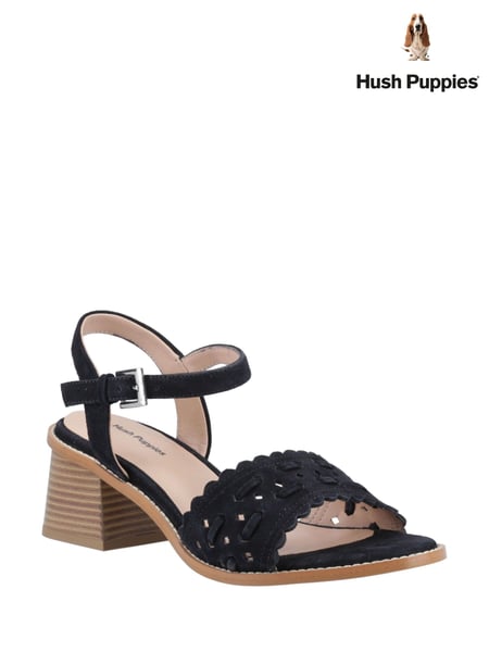Hush Puppies Lacie Heeled Black Sandals (F48182) | € 125