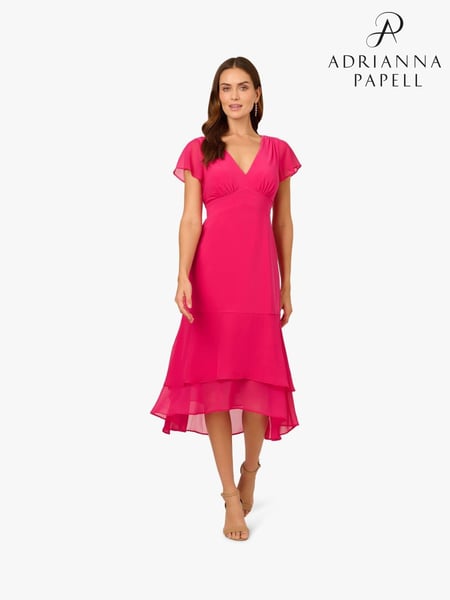 Adrianna Papell Pink Combo Short Dress (F48195) | € 232