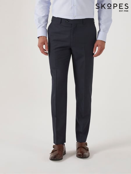 Skopes Blue Tapered Fit Farnham Crease Resistant Suit Trousers (F48891) | € 108