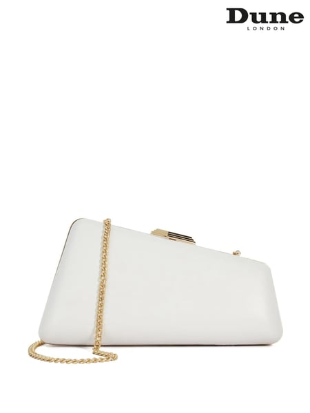 Dune London White Balancing Clutch Bag (F48915) | € 154