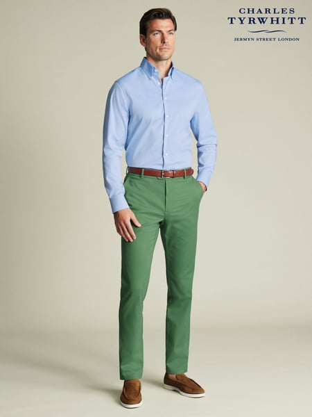 Charles Tyrwhitt Green Smart Casual Chino Trousers (F50965) | € 140