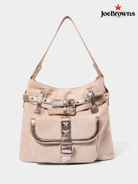 Joe Browns Natural Star Studded Buckle Slouch Bag (F51840) | € 86