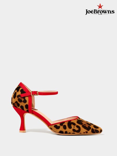 Joe Browns Brown Vintage Leopard Print Heels (F51895) | € 86