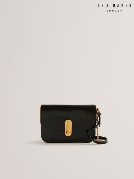 Ted Baker Black Kkaysa Polished Small Leather Cross-Body Bag (F53105) | € 232