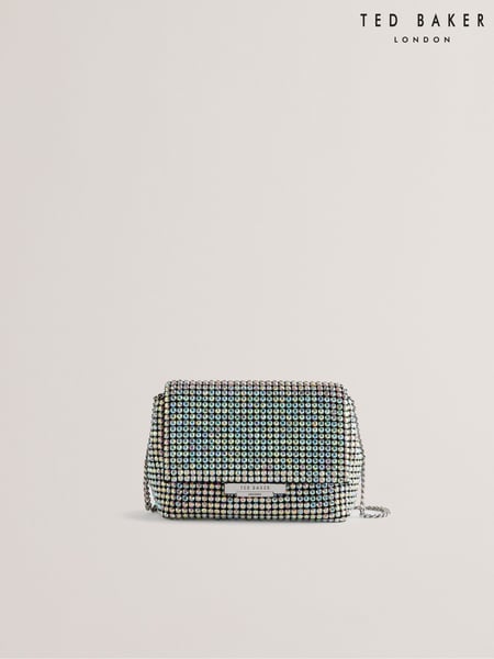 Ted Baker SILVER-COL Gliters-Crystal Mini Cross-Body Bag (F53184) | € 203