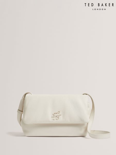 Ted Baker White Marrisa Padded Leather Cross-Body Bag (F53192) | € 232