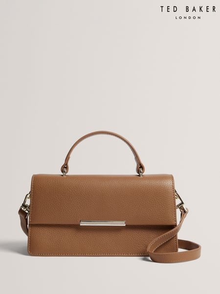 Ted Baker Brown Rosly-Bar Detail Elongated Top Handle Bag (F53198) | € 186