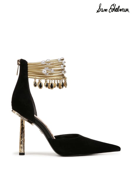 Sam Edelman Regular Fit Darra Slingback Black Shoes (F53427) | € 296
