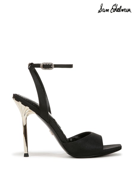 Sam Edelman Regular Fit Lilian Heeled Black Sandals (F53432) | € 250