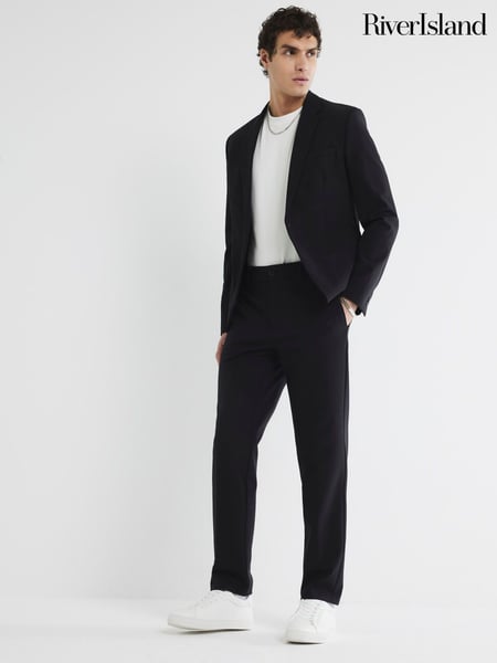 River Island Black SB1 Tech Skinny Suit Blazer (F54016) | € 133
