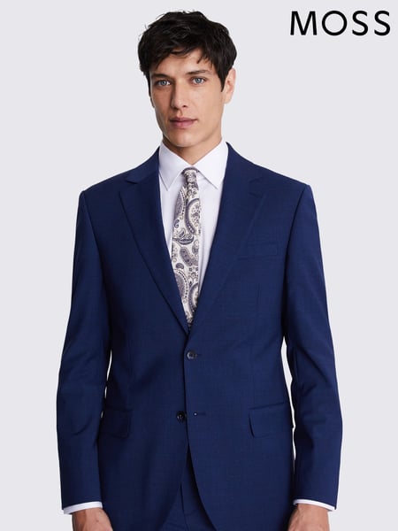 MOSS Blue Tailored Fit Performance Jacket (F54474) | € 295