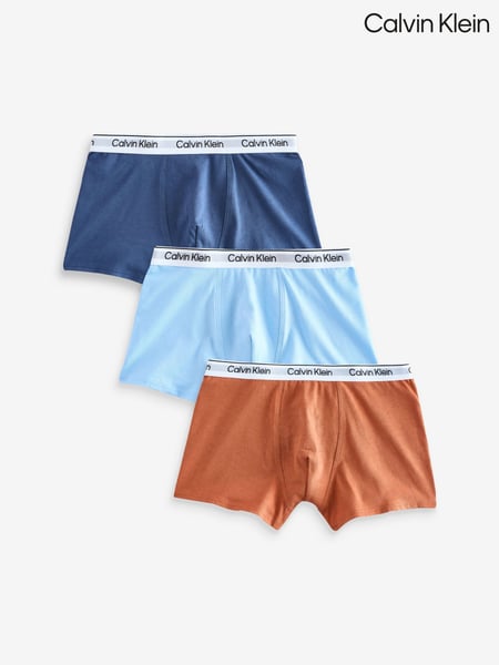 Calvin Klein Navy Blue Modern Cotton Trunks 3 Pack (F54493) | € 56
